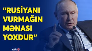 Tramp Rusiyanı vurmaqla hədələyib  Putindən cavab gecikmədi [upl. by Ahsinel]