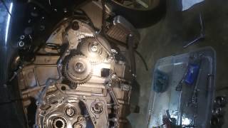 RSV4 Cassette Transmission removal and Akrapovic exhaust sound [upl. by Minsat289]