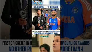 Virat Kohli amp ICC Awards 🤝  shorts ytshorts cricket viratkohli indvaban [upl. by Tlok]