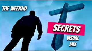 The Weeknd  Secrets Extended Visual Mix audio by QMM [upl. by Atiuqat]