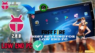 KoPlayer 20 Best Settings For Low End PC Fix Free Fire Lag Problem 4gb RAM PC [upl. by Blondelle]