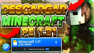 como descargar minecraft pe 121 👈 SEGURO y FÁCIL  DESCARGAR MINECRAFT PE 121 ✅ MCPE ANDROID 2024 [upl. by Airebma632]