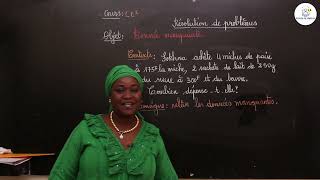 Cours  CE2  Mathématiques Résolution de problèmes  Donnée manquante  Mme Sarr [upl. by Ronal]