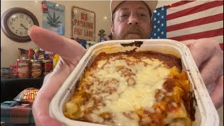 Stouffer’s Meat Lovers Lasagna 🍝 Frozen Food Find [upl. by Annoerb]