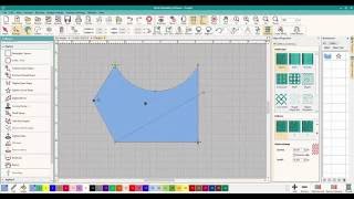 WILCOM HATCH RESHAPE TOOL EDITING NODES [upl. by Durrace]