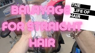 Ombre Balayage  Easy  Straight Hair [upl. by Olbap]