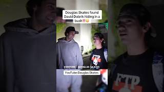 Douglas finds DavidDobrik hiding in a bush‼️ shorts viralvideo meme vegas interview fyp [upl. by Madancy]