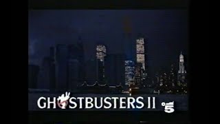 Ghostbusters II Ivan Reitman 1989 Promo TV  Prima Visione Canale 5  1991 [upl. by Nodnas91]