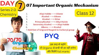 Organic Mechanism  Chemistry  3 marks  CBSE  organicchemistryclass12 YASHIKA BOORA [upl. by Aisyat458]