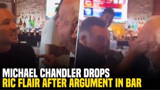 Ric Flair and Michael Chandler Have HEATED Argument [upl. by Eilatam798]