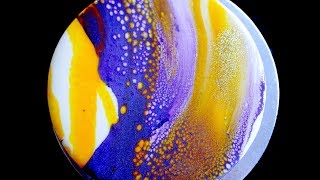 MOST SATISFYING MIRROR GLAZE CAKE DECORATING [upl. by Fabrienne755]