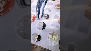 Epoxy resin jewellery making process art artist shorts satisfying resin epoxyresin jewellery [upl. by Ainotna]