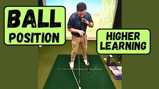 ADVANCED Golf Ball Position in the Golf Swing [upl. by Hobie]