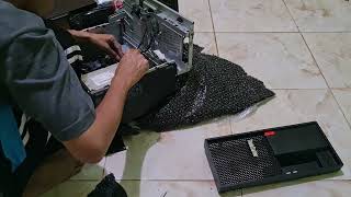 Unboxing CPU Workstation Lenovo Thinkstation P330 I7 8700 [upl. by Voltmer]