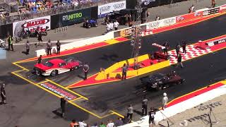 Hockenheim Nitrolympx 2015  Pro Modified  Burnout Crash Jean Dulamon [upl. by Ihtak]