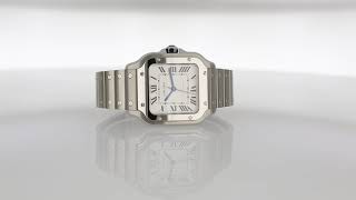 Cartier Santos Ref WSSA0029 [upl. by Ayerf]