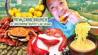 “Crab Brunch” at the LARGEST Buffet in Las Vegas NEW ITEMS at the Bacchanal Buffet [upl. by Lienhard]