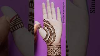 😱🔥Unique fronthand mehndi designs youtubeshorts mehndi shorts viralvideo [upl. by Rhines105]