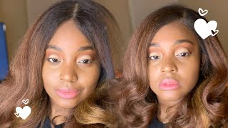 NEW SensationnelCloud 9 What Lace Latisha Wig Flamboyage Chocolate [upl. by Akenom]