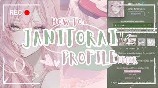 how to customize your profile page in janitorai [upl. by Langdon420]