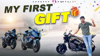 My First GIFT  ZX10rr  BMW S1000rr  Sandeep Nadimpalli  Telugu [upl. by Kehsihba]