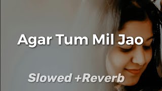 Agar Tum Mil Jao Song  Shreya Ghosal  Agar Tum Mil Jao Slowed And Reverb  Bina Tere Koi Dilkash N [upl. by Assirod]