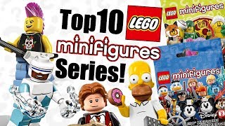 Top 10 Favorite LEGO Minifigures Series [upl. by Leasia]