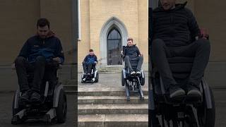 Smooth rides amp endless adventures with Scewo BRO 👨‍🦼‍➡️ scewo scewoBRO stairclimbingwheelchair [upl. by Fritzie]