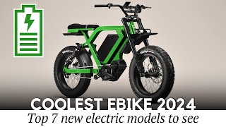 7 Coolest New Electric Bikes Featuring Fresh Looks amp Smart Tech for 20232024 [upl. by Kus]