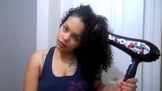 Tutorial Curly Hair RoutineDiffusing 3B3C [upl. by Ethyl]