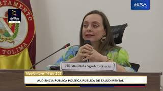 Salud mental una crisis mundial  Propuestas Partido MIRA [upl. by Johnna]