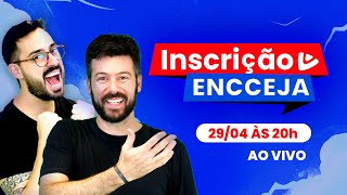 Inscrição ENCCEJA 2024  Passo a passo oficial AO VIVO [upl. by Ahsaercal70]