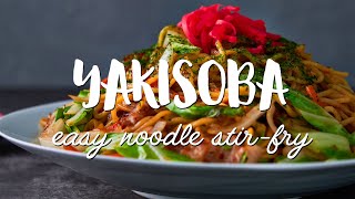 BEST Yakisoba Noodles Recipe 焼きそば [upl. by Gwenneth]