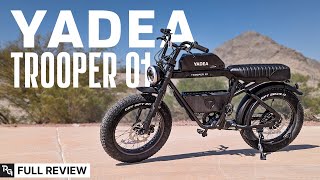 Full Suspension Moped Style eBike Under 2000 Yadea Trooper 01 Review [upl. by Rustie]