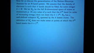 Prof Edward Witten quotFermions and Topological Phases Iquot Part 4 of 5 [upl. by Swigart]