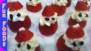 How to Make Strawberry Santas [upl. by Mirella]