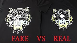 Real vs Fake Kenzo T Shirt Guide [upl. by Eninotna964]