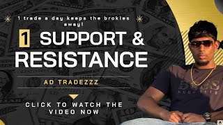 SUPPORTRESISTANCE trading strategy INSANE PROFITS 💯💯💸💸💸 [upl. by Guido]