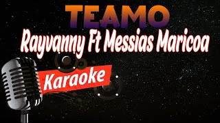 Rayvanny Ft Messias Maricoa Teamo Lyrics KARAOKE amp Instrumental [upl. by Evannia425]