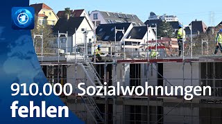 Deutschland fehlen laut Verbänden 910000 Sozialwohnungen [upl. by Stefano]