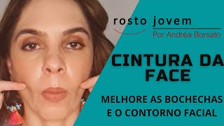 CINTURA DA FACE  MELHORE AS BOCHECHAS E CONTORNO FACIAL [upl. by Endys]