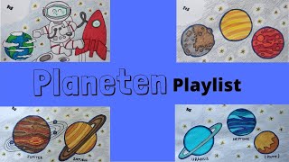 207 PIANETI PLAYLIST disegnare e colorare i pianeti per bambini babydona [upl. by Airbma]