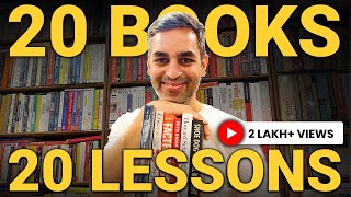 Top 20 LESSONS from Books I Apply in REAL LIFE  Book Recommendation 2023  Ankur Warikoo Hindi [upl. by Murdoch]