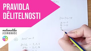 Pravidla dělitelnosti [upl. by Tdnarb]