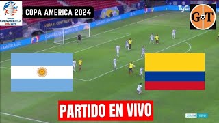 ARGENTINA VS COLOMBIA EN VIVO FINAL DE COPA AMERICA 2024 🎤EDGARDO GONZALEZ [upl. by Elohcin195]