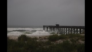 Hurricane Francine outer bands [upl. by Atekehs]