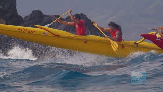 Toughest 6 man race on Oahu  Kailua Bay Challenge [upl. by Neenej]