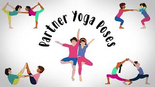 Fun Partner Yoga Poses for Kids  Yoga for Children  Yoga Guppy [upl. by Matheny]