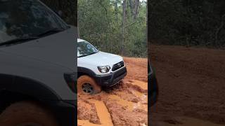 Didn’t think I’d make it toyota tacoma mini 4x4 mudding offroad [upl. by Mari]