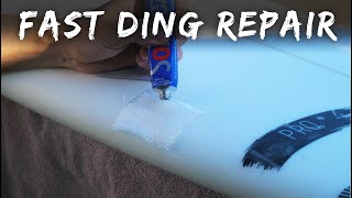 HOW TO FIX A SURFBOARD DING [upl. by Ulland882]